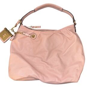 USED Y2K Pink Leather Juicy Couture Shoulder Bag